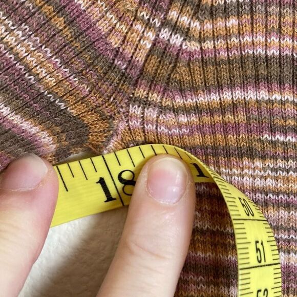 Madewell Space Dyed V Neck Cinched Sweater Size XXS (B12) - Picture 7 of 8